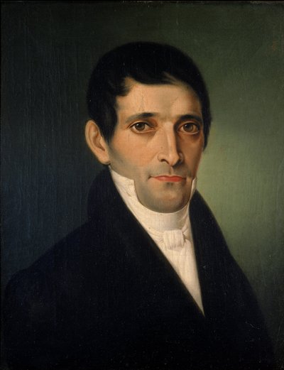 Portret van Jacob Ephraim Dufresne door Unbekannt Unbekannt